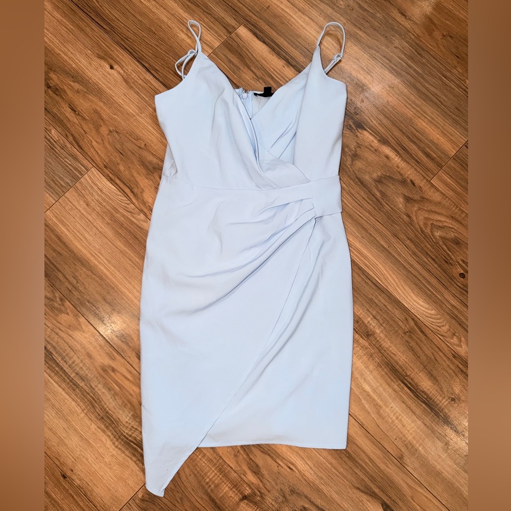 NWT Blue Blush Light Blue Asymmetrical Dress